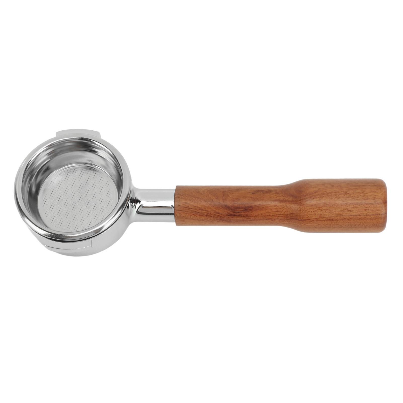 58 мм Бездонный кофейный портафильтр Однослойный портафильтр из алюминиевого сплава Бездонный фильтр для кофемашины для Expobar L
58 мм Бездонный кофейный портафильтр Однослойный портафильтр из алюминиевого сплава Бездонный фильтр для кофемашины для Expobar L