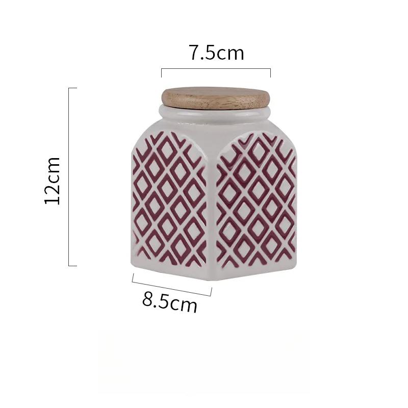 Coffee Bean Storage Can Wooden Cover Ceramic Storage Tank Kitchen Grains Coffee Snacks Tea Bottles Sealed Jars
Coffee Bean Storage Can Wooden Cover Ceramic Storage Tank Kitchen Grains Coffee Snacks Tea Bottles Sealed Jars