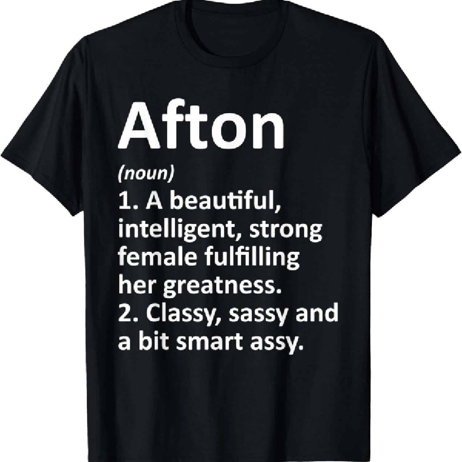 AFTON Definition Personalized Name Funny Christmas Gift T-Shirt XXXXXL чорний
AFTON Definition Personalized Name Funny Christmas Gift T-Shirt XXXXXL чорний