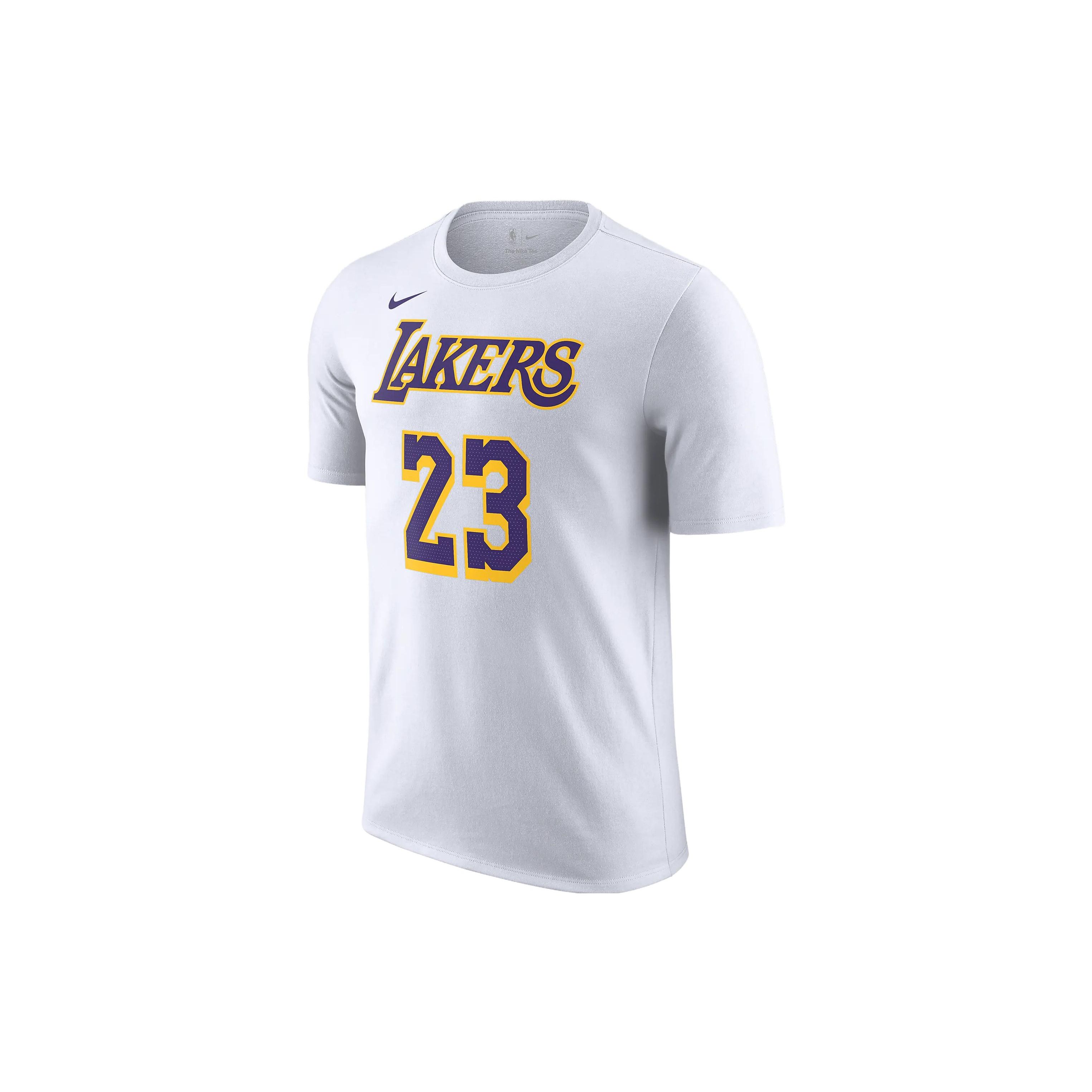 Nike Футболка NBA Los Angeles Lakers с буквенным принтом и номером, ребристая, с круглым вырезом, спортивная, с коротким рукавом, мужская, белая DR6380-108 XL
Nike Футболка NBA Los Angeles Lakers с буквенным принтом и номером, ребристая, с круглым вырезом, спортивная, с коротким рукавом, мужская, белая DR6380-108 XL