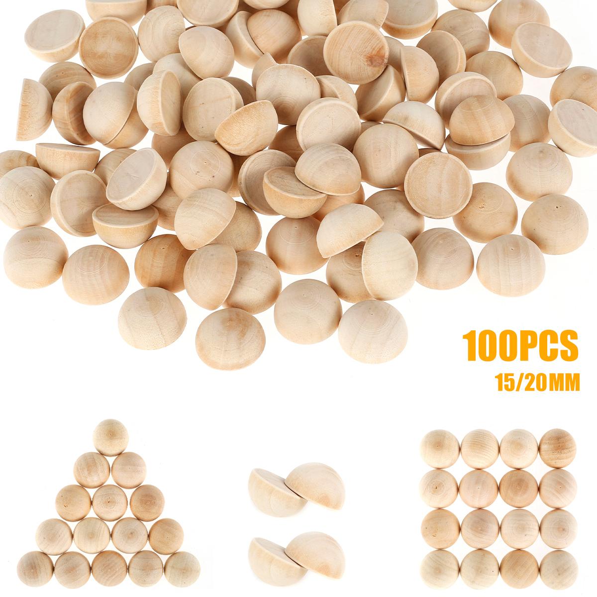 100Pcs Natural Half Wood Beads 15-20mm Unfinished Half Round Wood Beads DIY Handmade Craft Supplies Kids Art Decorations 15mm
100Pcs Natural Half Wood Beads 15-20mm Unfinished Half Round Wood Beads DIY Handmade Craft Supplies Kids Art Decorations 15mm