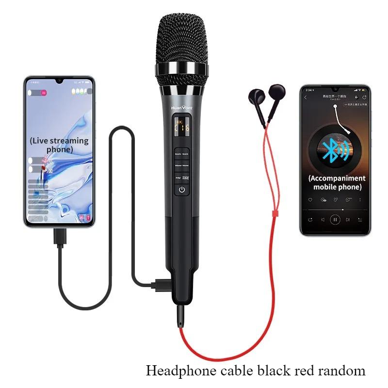 Reverberation microphone singing KTV home and outdoor heart-shaped directional sound card integrated microphone чорний
Reverberation microphone singing KTV home and outdoor heart-shaped directional sound card integrated microphone чорний