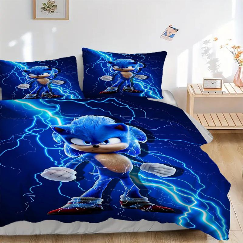 3pcs Sonic the Hedgehog Comforter Set - Four Seasons Home High,Machine Washable Bedspread with Pillowcases (No Filling) yy250909038 135x200cm
3pcs Sonic the Hedgehog Comforter Set - Four Seasons Home High,Machine Washable Bedspread with Pillowcases (No Filling) yy250909038 135x200cm