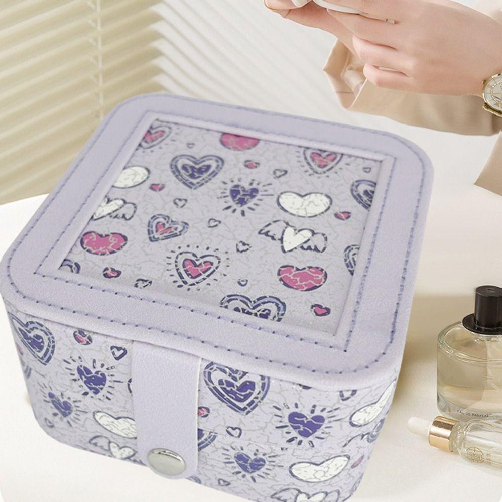 Exquisite Jewelry Display Box Large Capacity Necklace Earring Organizer Jewelry Storage Box Women фіолетовий
Exquisite Jewelry Display Box Large Capacity Necklace Earring Organizer Jewelry Storage Box Women фіолетовий