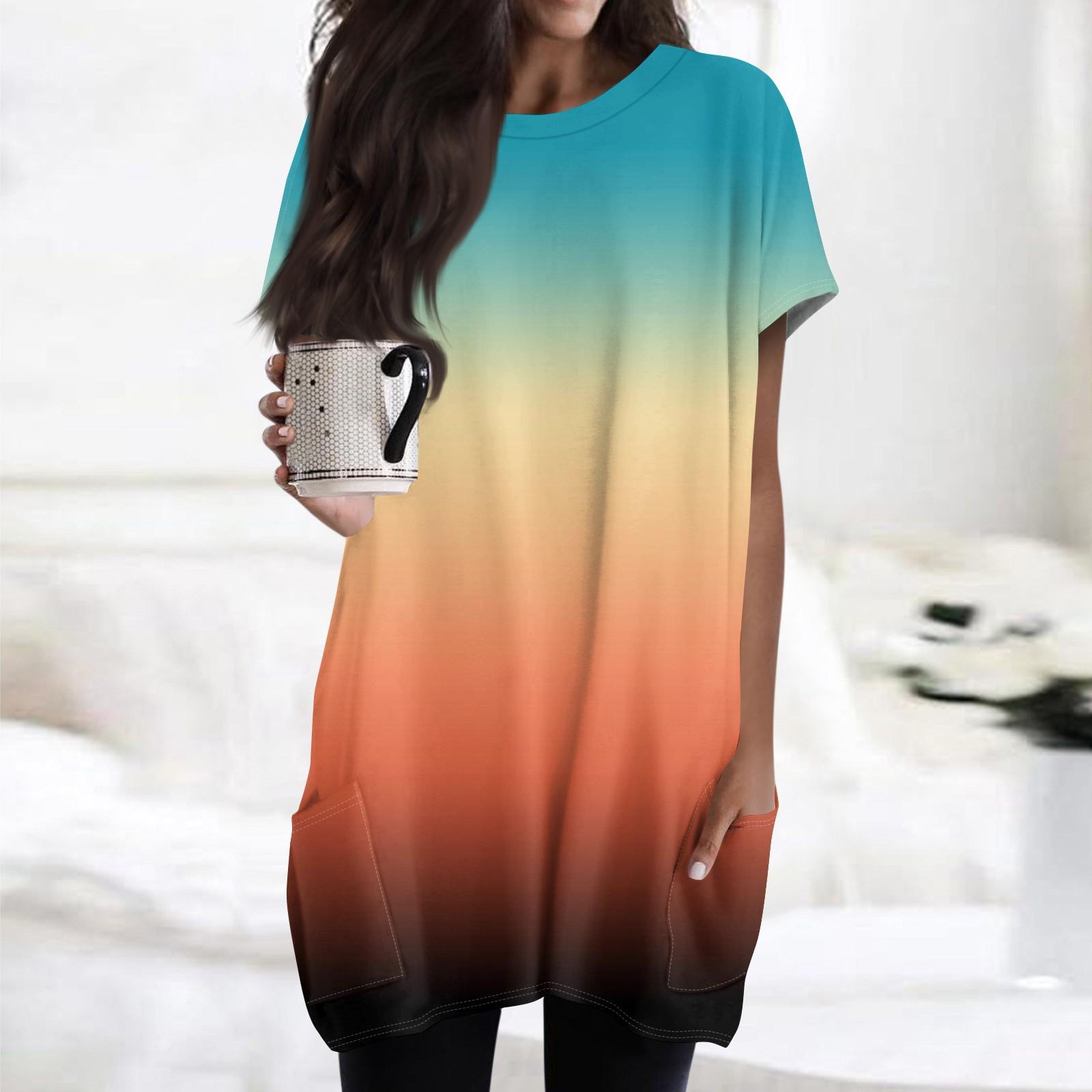 Женская модная повседневная футболка с коротким рукавом и круглым вырезом с принтом и двумя карманами L бежевый
Женская модная повседневная футболка с коротким рукавом и круглым вырезом с принтом и двумя карманами L бежевый