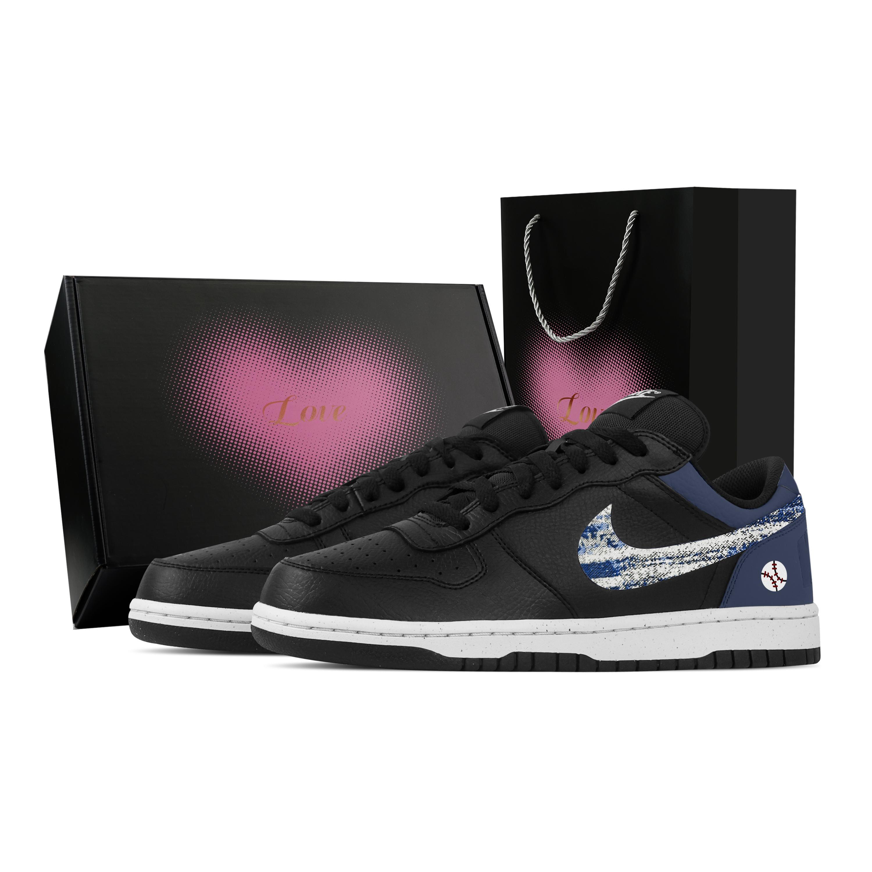 Nike Big Baseball, Heart Box Abrasion Resistant Breathable Low top Skateboard Shoes Men s Black Blue 355152-016(Team773--) 43
Nike Big Baseball, Heart Box Abrasion Resistant Breathable Low top Skateboard Shoes Men s Black Blue 355152-016(Team773--) 43