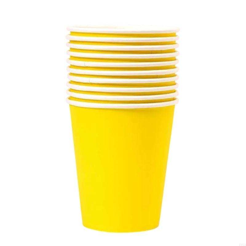 Pack Of 10 Disposable Single Wall Cups Hand Painted Drinking Cup Use Friendly Coffee Cups Durable And Leak Proof Design жовтий
Pack Of 10 Disposable Single Wall Cups Hand Painted Drinking Cup Use Friendly Coffee Cups Durable And Leak Proof Design жовтий