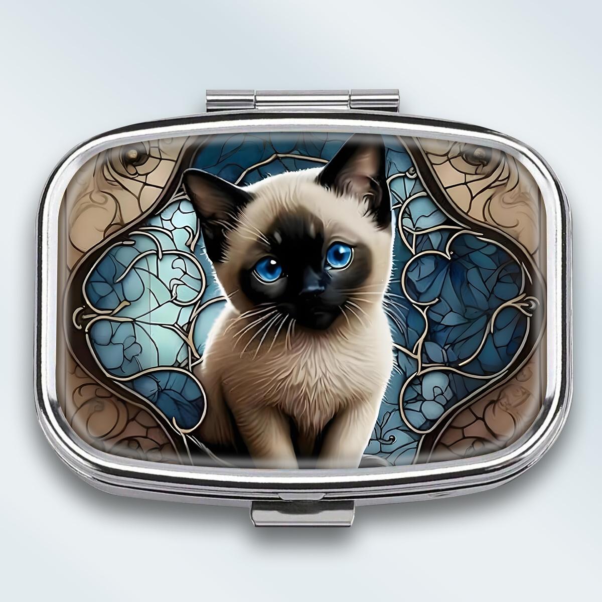 Portable Pill Box with 2 Compartments, Mini Metal Medicine Organizer Case, Cute Printed Pill Container for Vitamins, Pills, Jewelry, Travel, Daily Use різнокольоровий
Portable Pill Box with 2 Compartments, Mini Metal Medicine Organizer Case, Cute Printed Pill Container for Vitamins, Pills, Jewelry, Travel, Daily Use різнокольоровий