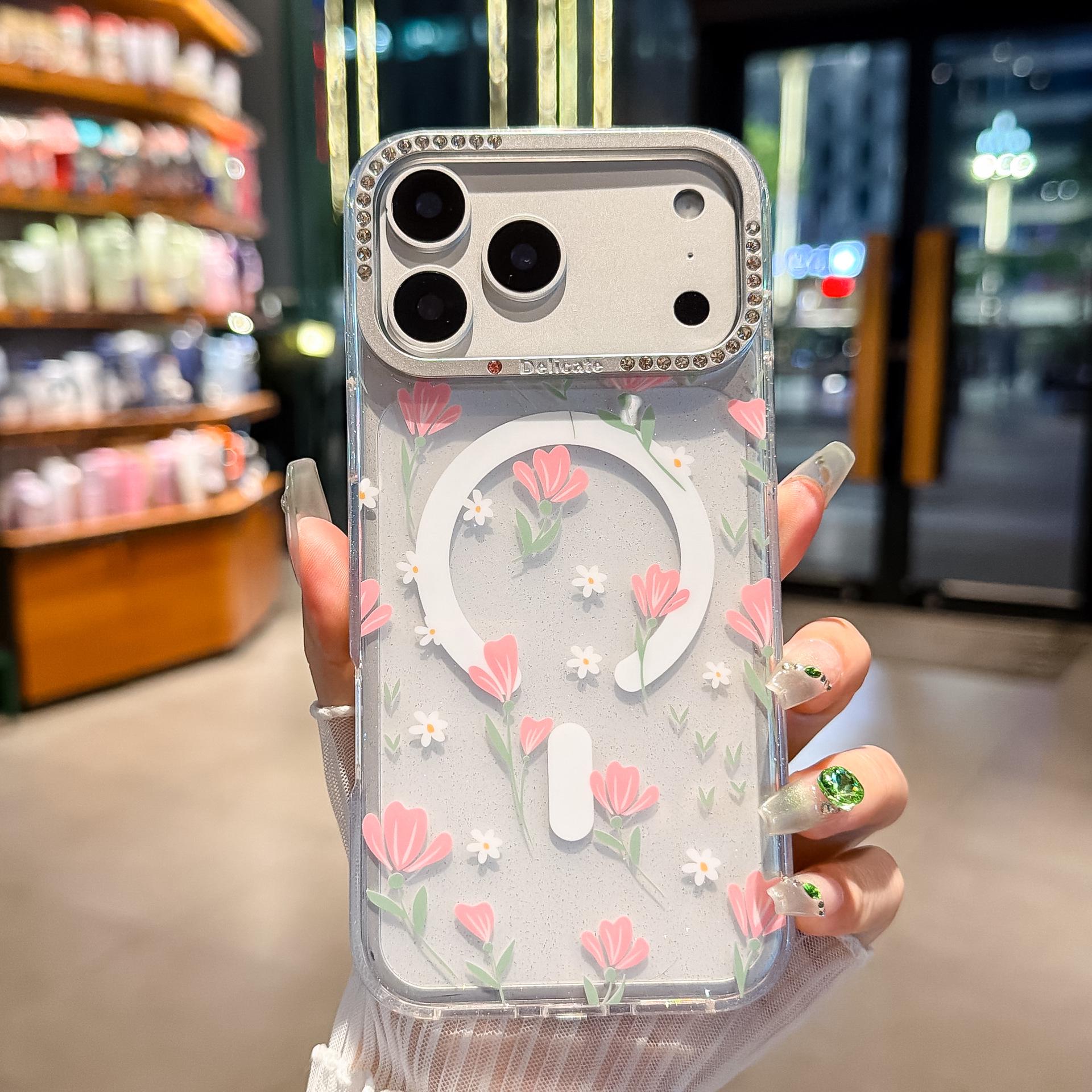 Apple 17 Pro Max Magnetic Phone Case Flower Series: Transparent, Drop-proof, Two-in-One Design for iPhone 16. iPhone 16 Pro
Apple 17 Pro Max Magnetic Phone Case Flower Series: Transparent, Drop-proof, Two-in-One Design for iPhone 16. iPhone 16 Pro