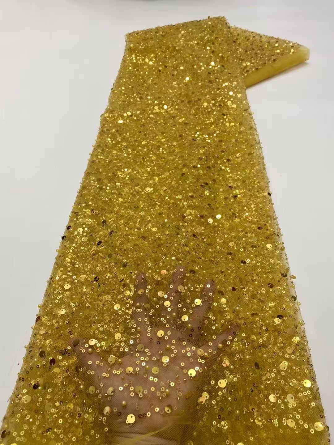 5Yardx130cm Embroidered Tulle Fabric with Scattered Floral Seed Beads 3mm with Big Sequins for Wedding Dress Gowns Material 5yard
5Yardx130cm Embroidered Tulle Fabric with Scattered Floral Seed Beads 3mm with Big Sequins for Wedding Dress Gowns Material 5yard