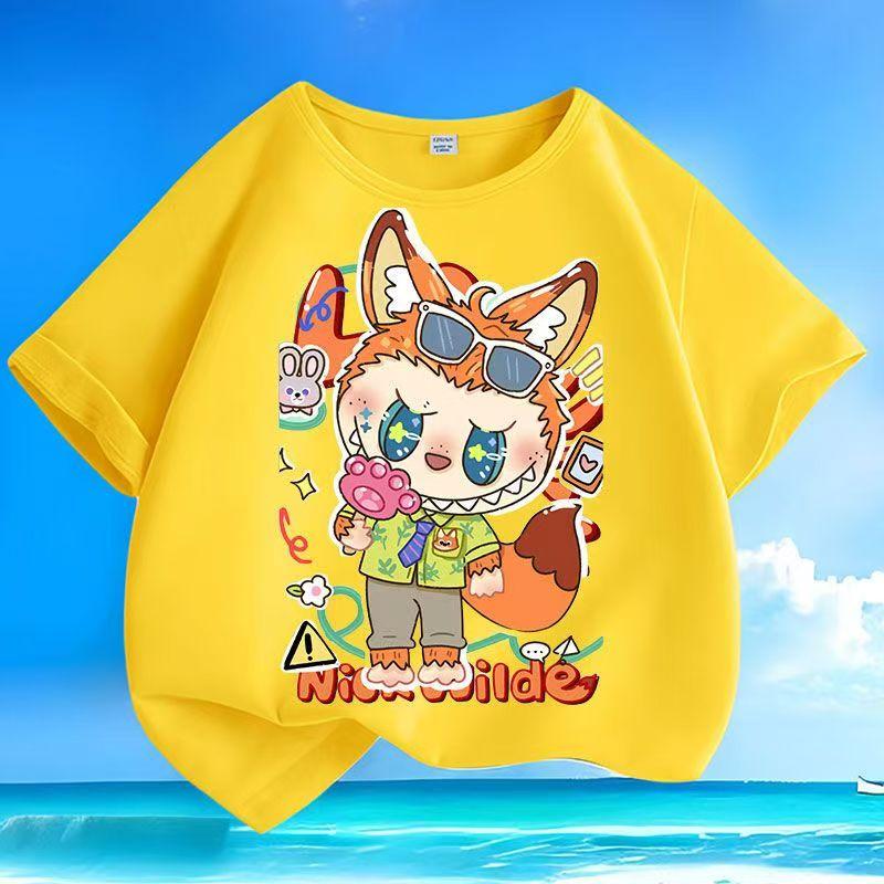 Смешные детские футболки с 3D-принтом Labubu, кавайные топы с коротким рукавом для мальчиков и девочек, трендовая детская одежда 120
Смешные детские футболки с 3D-принтом Labubu, кавайные топы с коротким рукавом для мальчиков и девочек, трендовая детская одежда 120