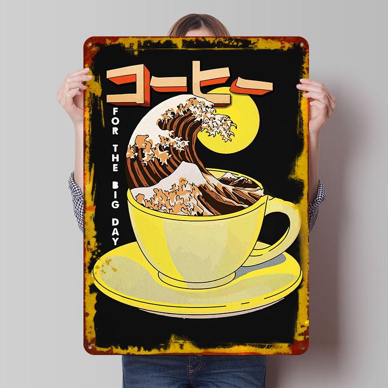 Coffee Wave for the Big Day Printed Poster Customized Wall Art Retro Vintage Metal Tin Signs for Gaming Room Decoration Cozy 20x30cm(7.8x11.8inch)
Coffee Wave for the Big Day Printed Poster Customized Wall Art Retro Vintage Metal Tin Signs for Gaming Room Decoration Cozy 20x30cm(7.8x11.8inch)