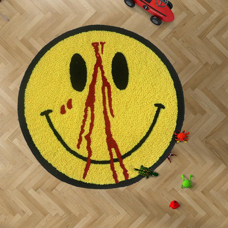 50cm Trippy Smiling Rug Unique Plush Round Living Room Bedroom Floor Mat Geeky Bedroom Rug Home Decor Non-Slip Bathmat 50X50CM
50cm Trippy Smiling Rug Unique Plush Round Living Room Bedroom Floor Mat Geeky Bedroom Rug Home Decor Non-Slip Bathmat 50X50CM