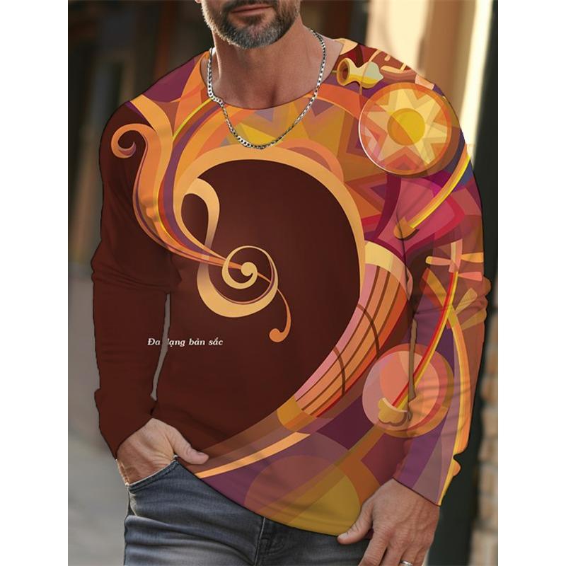 Men s Long-sleeved T-shirt 3D Printed Piano Note Print Men s Autumn Tops Casual Round Neck Home Clothes 5XL
Men s Long-sleeved T-shirt 3D Printed Piano Note Print Men s Autumn Tops Casual Round Neck Home Clothes 5XL