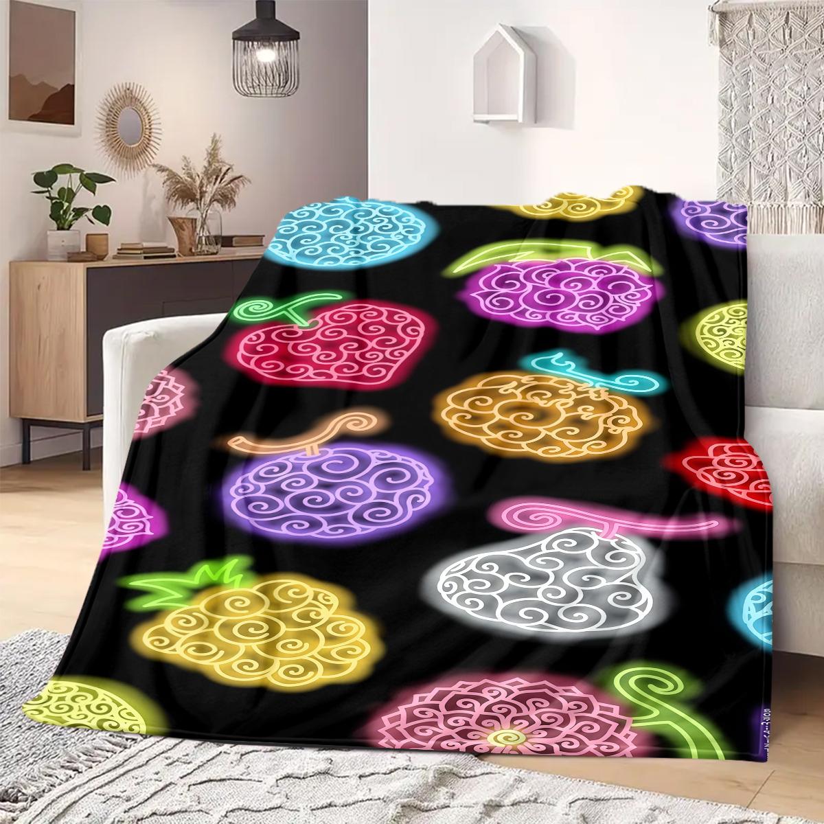 Devil Fruit Print Blanket Warm Comfortable Flannel Blanket Suitable for Bedrooms,Sofas, Beds,Chairs,Travel -QIAO9 75x90cm
Devil Fruit Print Blanket Warm Comfortable Flannel Blanket Suitable for Bedrooms,Sofas, Beds,Chairs,Travel -QIAO9 75x90cm