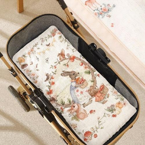 Baby Stroller Liner Pure Cotton Gauze, Soft Minky Dot,quilted, Double-sided, Universal Fit for All Seasons and Most Car Models 35 75cm
Baby Stroller Liner Pure Cotton Gauze, Soft Minky Dot,quilted, Double-sided, Universal Fit for All Seasons and Most Car Models 35 75cm