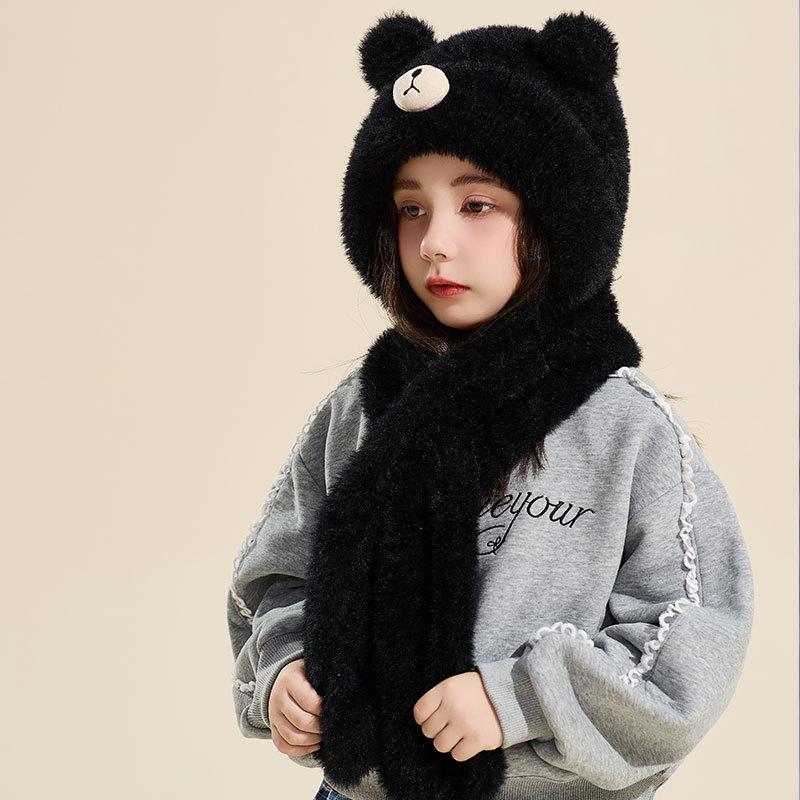 Детская зимняя шапка-медведь с защитой ушей - Милая, теплая плюшевая в стиле Лэй Фэн One Size чёрный
Детская зимняя шапка-медведь с защитой ушей - Милая, теплая плюшевая в стиле Лэй Фэн One Size чёрный