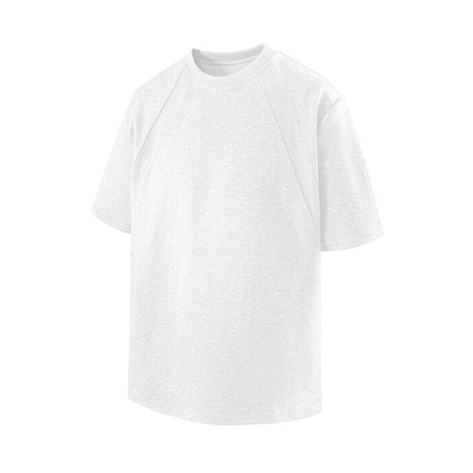 Мужская летняя однотонная футболка из ткани высокого качества, с коротким рукавом, объемный топ XL белый
Мужская летняя однотонная футболка из ткани высокого качества, с коротким рукавом, объемный топ XL белый