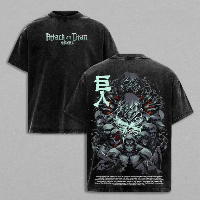 Eren Jaeger Print Tee Anime Attack On Titan Clothing Men Women Retro Washed T-shirts Short Sleeve Tshirt Harajuku Cotton T Shirt XXL
Eren Jaeger Print Tee Anime Attack On Titan Clothing Men Women Retro Washed T-shirts Short Sleeve Tshirt Harajuku Cotton T Shirt XXL