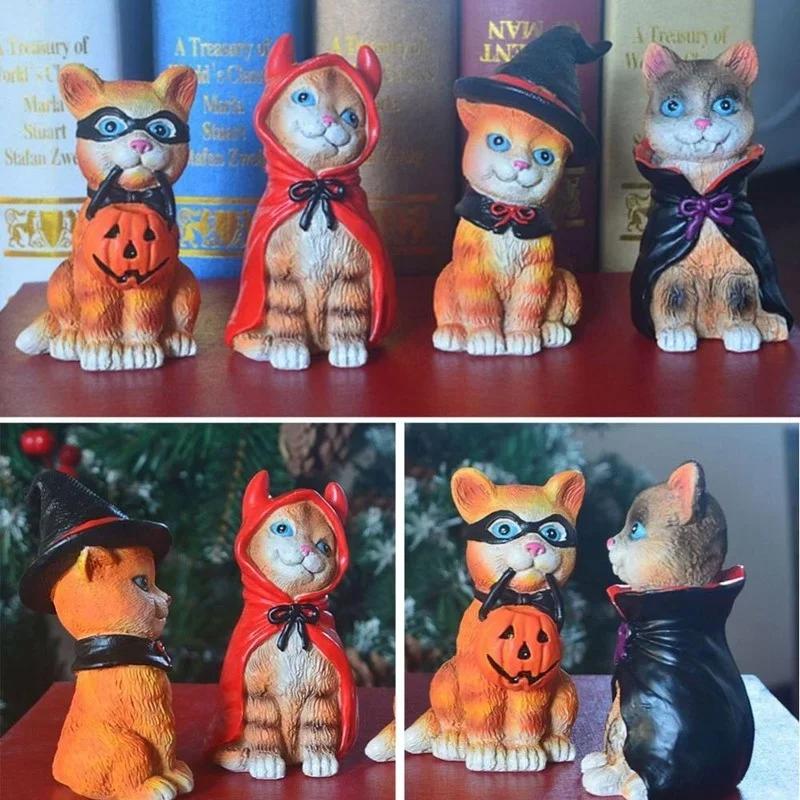 Статуя кошки на Хэллоуин, украшения для дома, статуя кошки на Хэллоуин, поделки из смолы, забавный стол, рождественский орнамент на Хэллоуин, украшение, ремесло D
Статуя кошки на Хэллоуин, украшения для дома, статуя кошки на Хэллоуин, поделки из смолы, забавный стол, рождественский орнамент на Хэллоуин, украшение, ремесло D