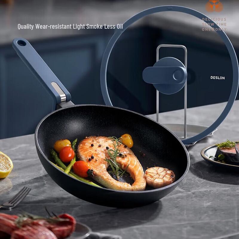 Deslang Blue Shark Pro Non-Stick Cookware
Deslang Blue Shark Pro Non-Stick Cookware