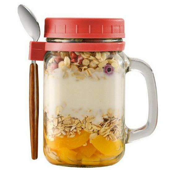 Oat Glass Cup with Spoon and Lid - Portable Breakfast/Milk Mason Jar with Handle 401-500ml
Oat Glass Cup with Spoon and Lid - Portable Breakfast/Milk Mason Jar with Handle 401-500ml