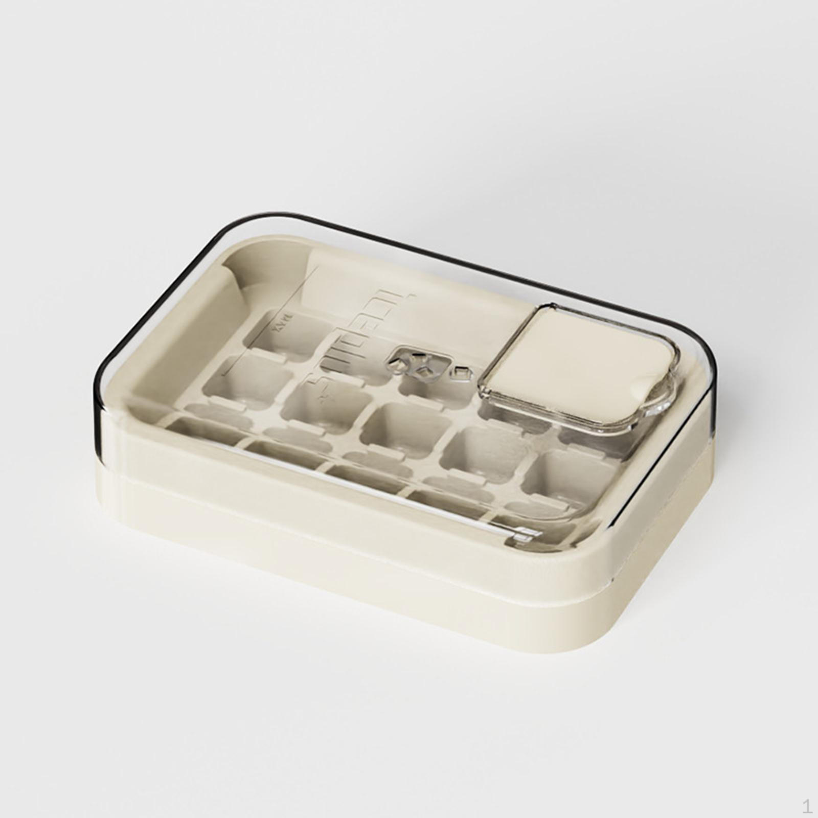 Ice Cube Maker Tray Easy Release Portable Makes 15 Cubes with Lid for Chocolate Beverage Coffee зелений
Ice Cube Maker Tray Easy Release Portable Makes 15 Cubes with Lid for Chocolate Beverage Coffee зелений