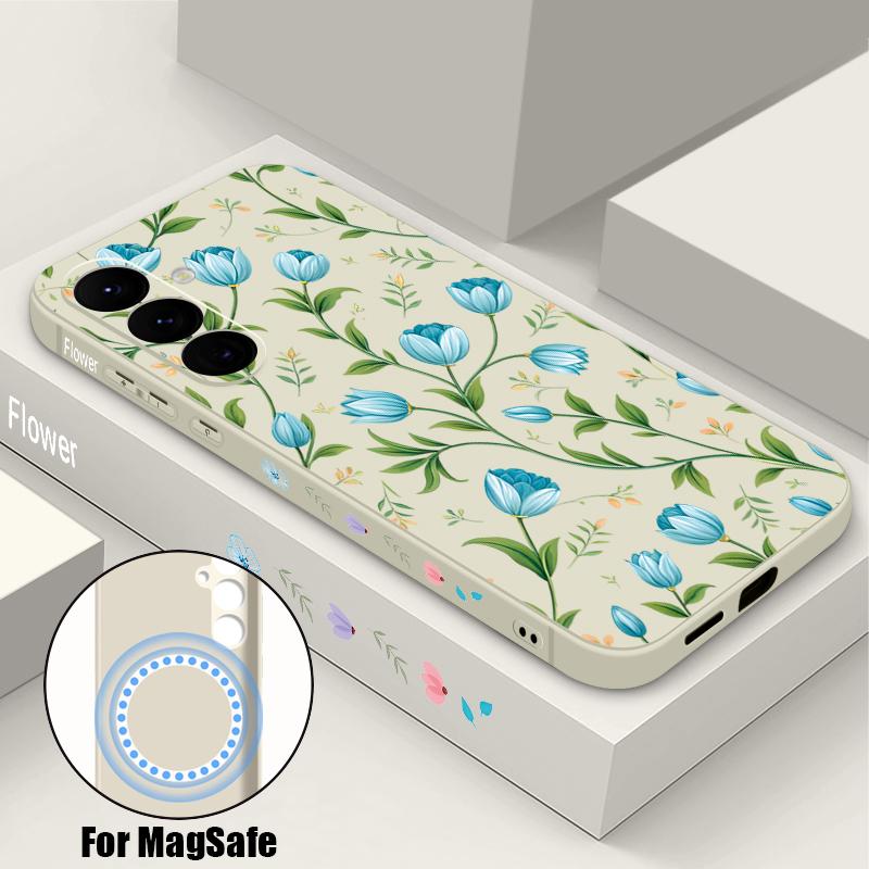 Vintage Floral Pattern Case For Samsung Galaxy S26 S25 Ultra S24 S23 FE S22 Plus S21 Built-in Metal Plate Magnetic Silicone Cover Samsung S25 FE
Vintage Floral Pattern Case For Samsung Galaxy S26 S25 Ultra S24 S23 FE S22 Plus S21 Built-in Metal Plate Magnetic Silicone Cover Samsung S25 FE