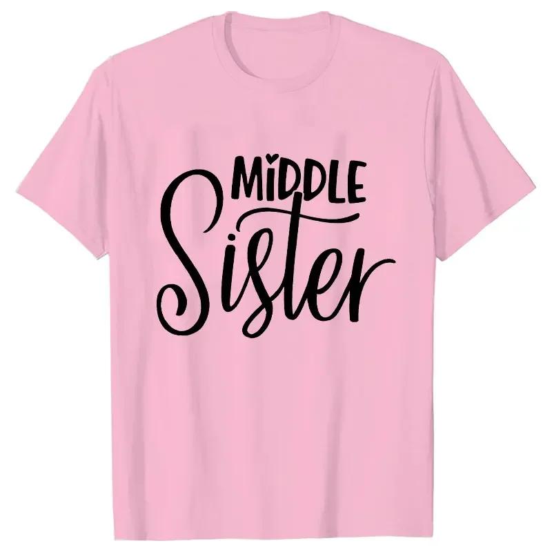 Short Sleeve Fashion Women T Shirt Big Middle Sister Matching Tshirts Female Casual Topd Tshirts Cartoon Graphic Tee TShirts S
Short Sleeve Fashion Women T Shirt Big Middle Sister Matching Tshirts Female Casual Topd Tshirts Cartoon Graphic Tee TShirts S