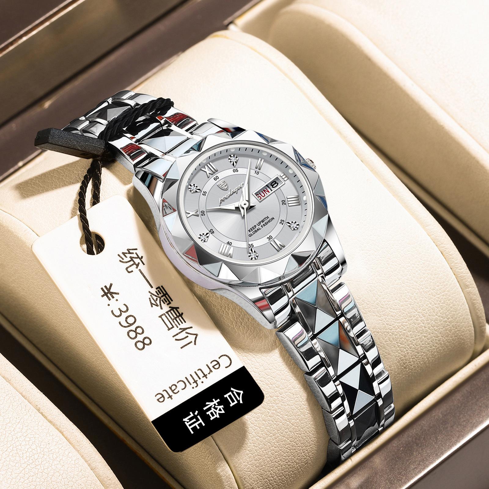Ladies Watch Waterproof Luminous Fashion Quartz Watch
Ladies Watch Waterproof Luminous Fashion Quartz Watch