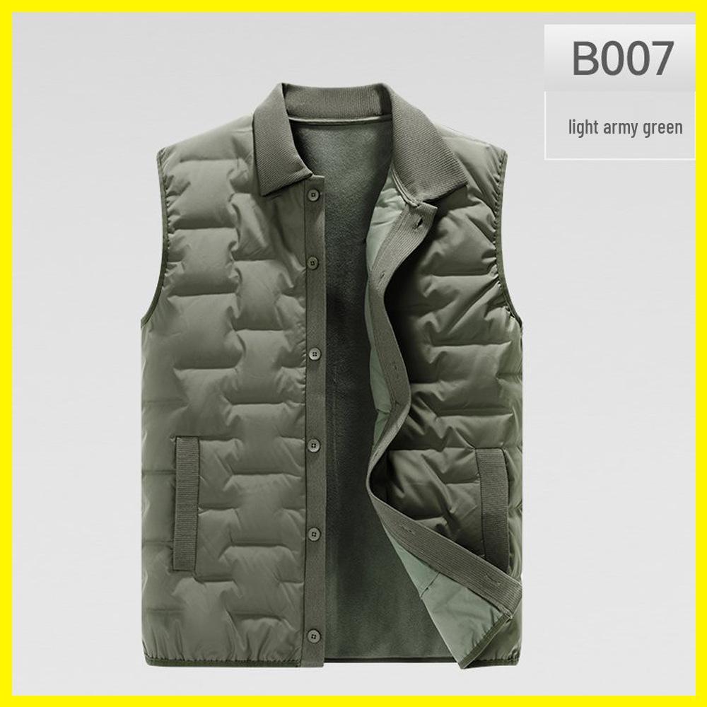 Men s High-End Knitted Patchwork Down Vest - 90% White Duck Down, Lapel Design 3XL (80-90 kg)
Men s High-End Knitted Patchwork Down Vest - 90% White Duck Down, Lapel Design 3XL (80-90 kg)