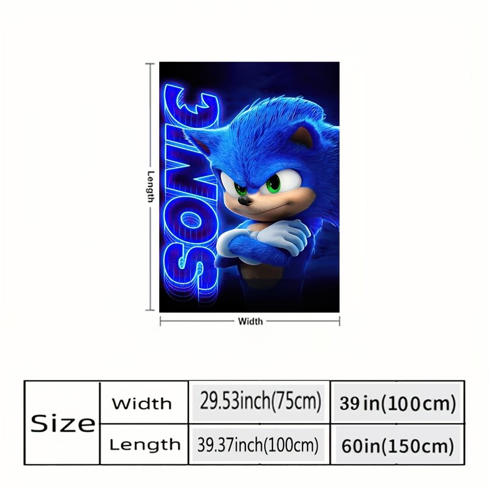 1pc, 2D Flat Design S-Sonic Flannel Throw Blanket, Machine Washable - Two Sizes Available 75*100/100*150cm, Ideal for Sports Enthusiasts, Ho 100x150cm
1pc, 2D Flat Design S-Sonic Flannel Throw Blanket, Machine Washable - Two Sizes Available 75*100/100*150cm, Ideal for Sports Enthusiasts, Ho 100x150cm