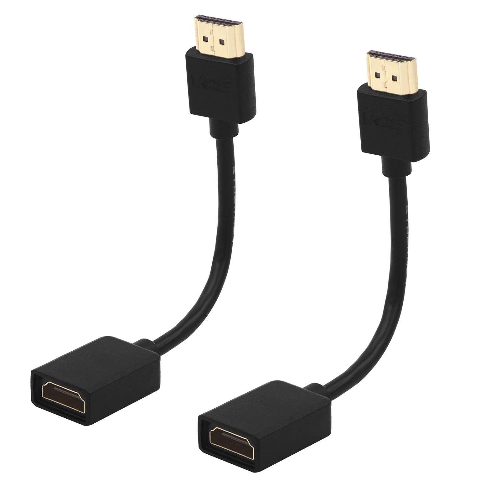Удлинительный кабель VCE HDMI, короткий, удлинитель для TV Stick 4K 3D, мужской, женский, 14 см, набор из 2 шт. HDMI2.0
Удлинительный кабель VCE HDMI, короткий, удлинитель для TV Stick 4K 3D, мужской, женский, 14 см, набор из 2 шт. HDMI2.0