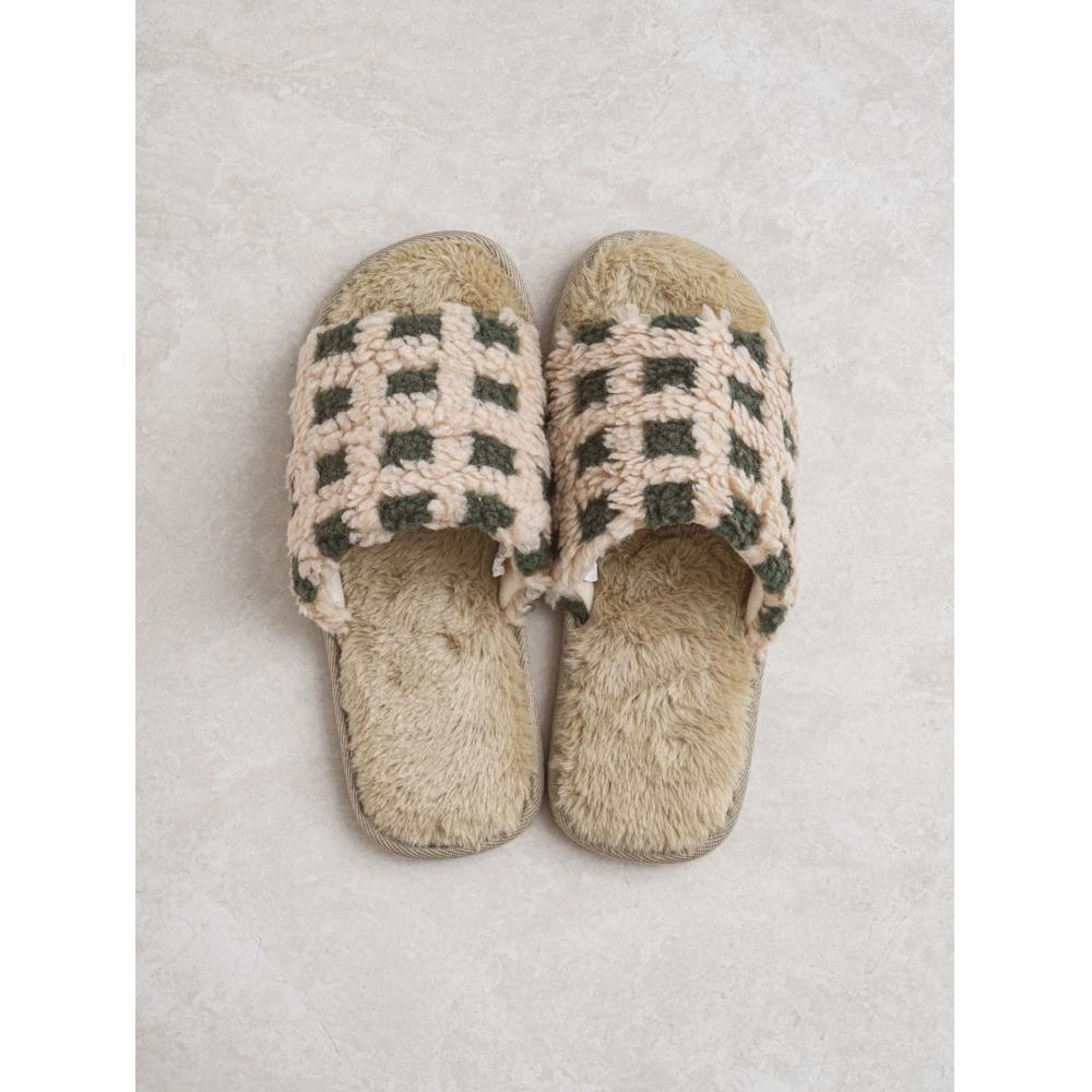 Зимние туфли для гостиной Daiso Plaid Fur 240 260 мм Хаки 
Зимние туфли для гостиной Daiso Plaid Fur 240 260 мм Хаки