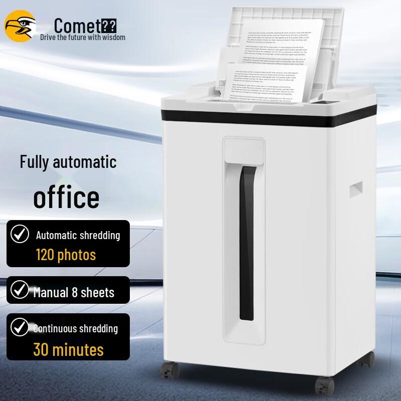Comet Automatic Micro-Cut Office Shredder CN plug (adapter included)
Comet Automatic Micro-Cut Office Shredder CN plug (adapter included)