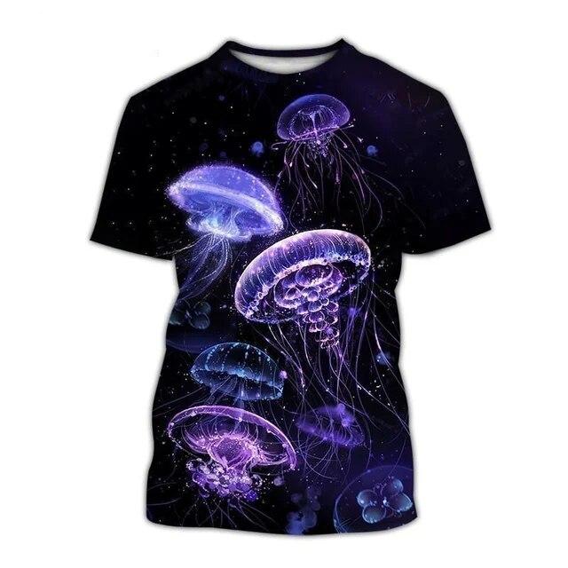 Футболка с медузой и 3D принтом животных, футболка с рисунком, мужская повседневная уличная одежда, удобный топ с короткими рукавами, модные женские футболки в стиле Харадзюку S
Футболка с медузой и 3D принтом животных, футболка с рисунком, мужская повседневная уличная одежда, удобный топ с короткими рукавами, модные женские футболки в стиле Харадзюку S