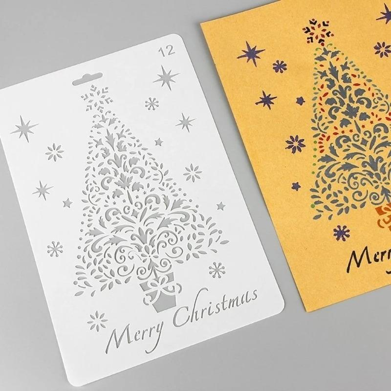 DIY Craft Stamp Wall Painting Flower Template Scrapbooking Embossing Christmas Hollow Stencils 4
DIY Craft Stamp Wall Painting Flower Template Scrapbooking Embossing Christmas Hollow Stencils 4