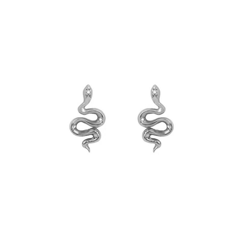 CIAXY Silver Color Snake Stud Earrings for Women Irregular Serpentine Zirconia Small Earring Jewelry Aretes De Mujer
CIAXY Silver Color Snake Stud Earrings for Women Irregular Serpentine Zirconia Small Earring Jewelry Aretes De Mujer