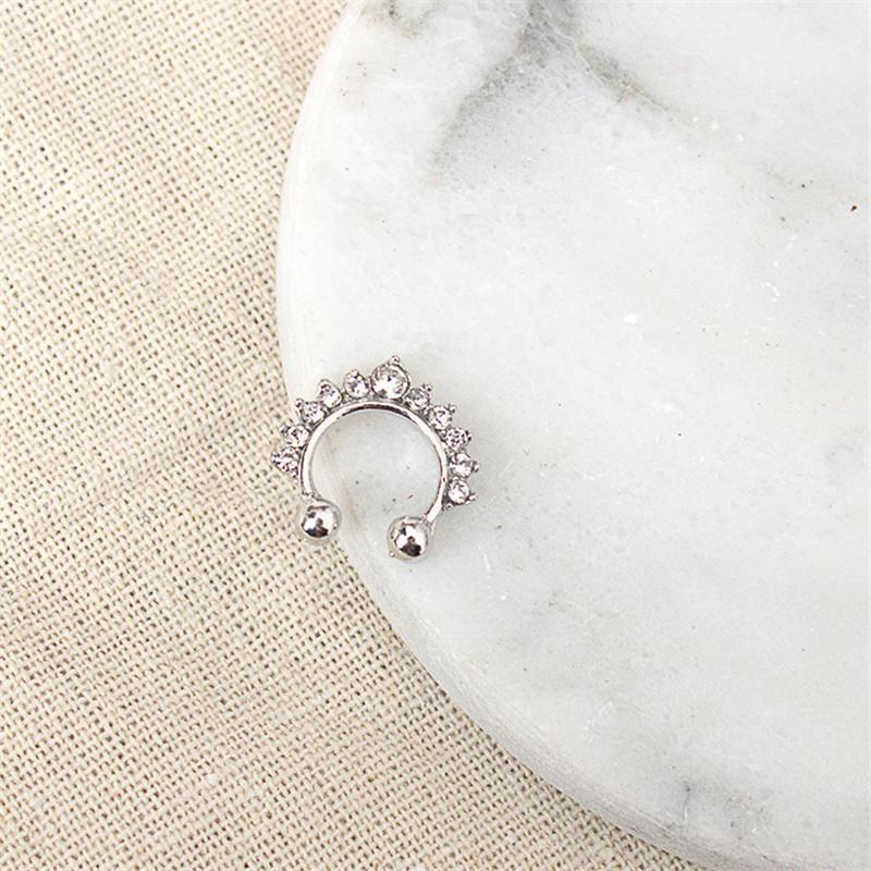 A Dual-purpose Ear Clips&Nose Rings for Women Crystal Crown Shape Luxury Wedding Zircon Non Piercings Tiny Decoration
A Dual-purpose Ear Clips&Nose Rings for Women Crystal Crown Shape Luxury Wedding Zircon Non Piercings Tiny Decoration
