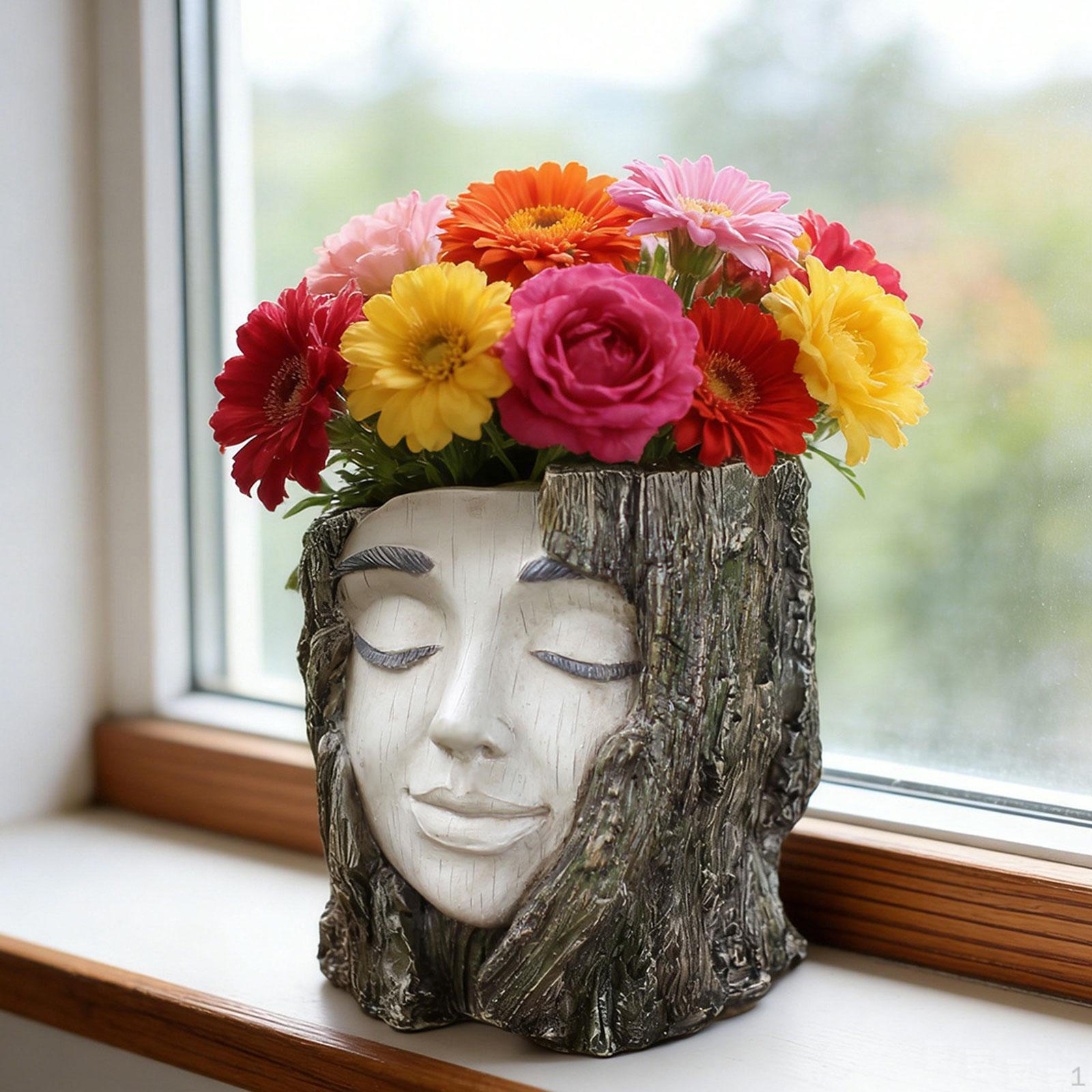 Pot Resin Decorative Home Decor Ornament Gift Creative Plant Container Flower for Living Room
Pot Resin Decorative Home Decor Ornament Gift Creative Plant Container Flower for Living Room