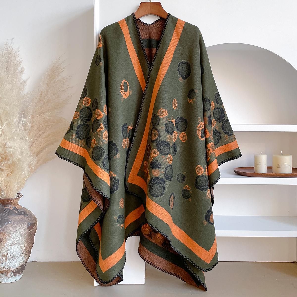 Fashion Winter Cashmere Shawl For Women - Floral Oil Painting Printed Pashmina Thick Scarf, Warm Wrap & Echarpe Poncho
Fashion Winter Cashmere Shawl For Women - Floral Oil Painting Printed Pashmina Thick Scarf, Warm Wrap & Echarpe Poncho