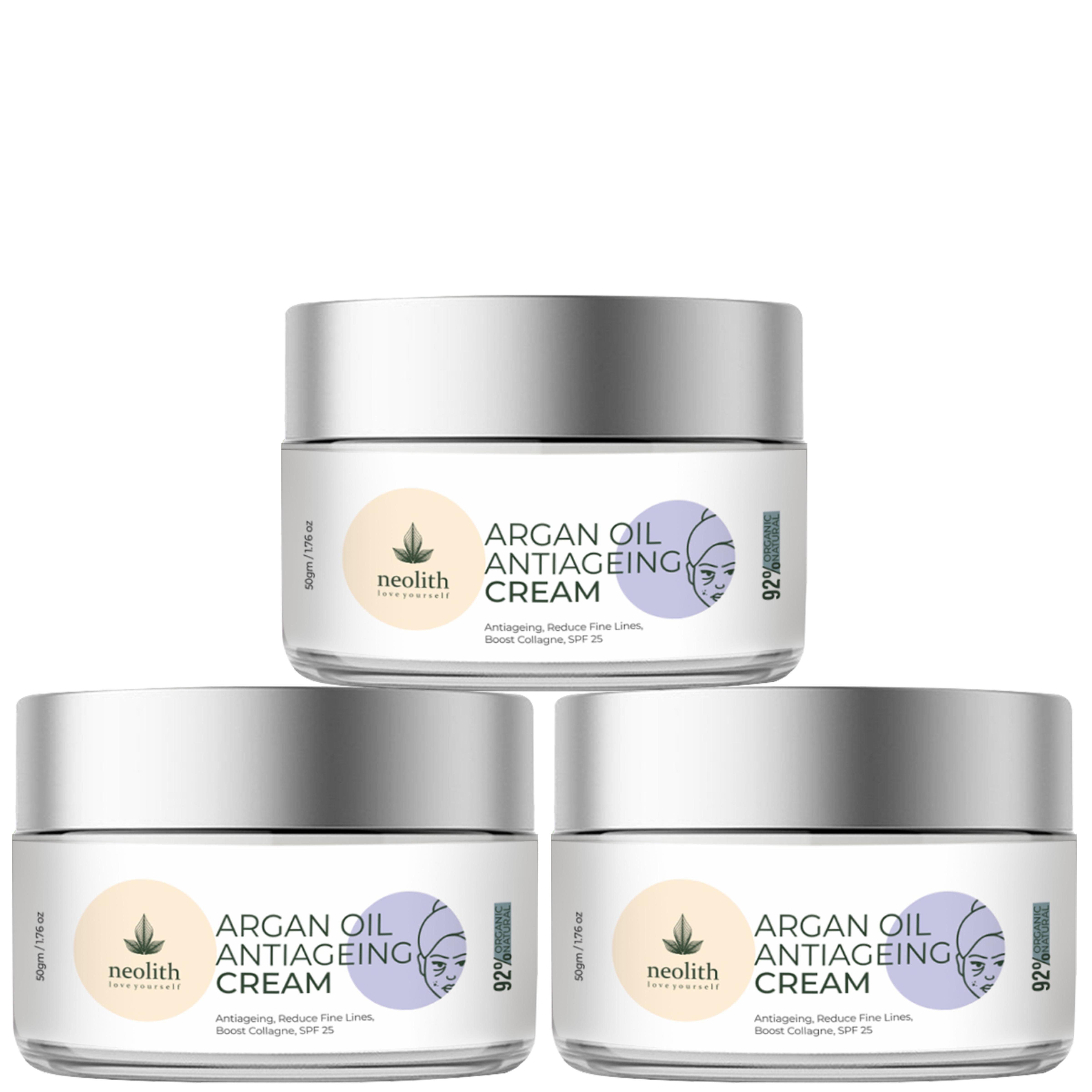 Neolith Argan Oil Антивіковий крем для обличчя з SPF 25 || Для підтяжки шкіри, тонких ліній, зморшок, відновлення шкіри, сяючої шкіри || 50 ГМ 150 GM
Neolith Argan Oil Антивіковий крем для обличчя з SPF 25 || Для підтяжки шкіри, тонких ліній, зморшок, відновлення шкіри, сяючої шкіри || 50 ГМ 150 GM