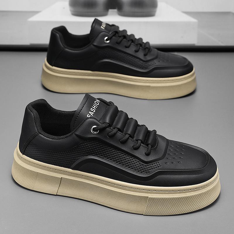 Spring men s shoes new breathable leather surface white shoes men s trend versatile platform sports shoes casual board shoes trendy shoes 44
Spring men s shoes new breathable leather surface white shoes men s trend versatile platform sports shoes casual board shoes trendy shoes 44