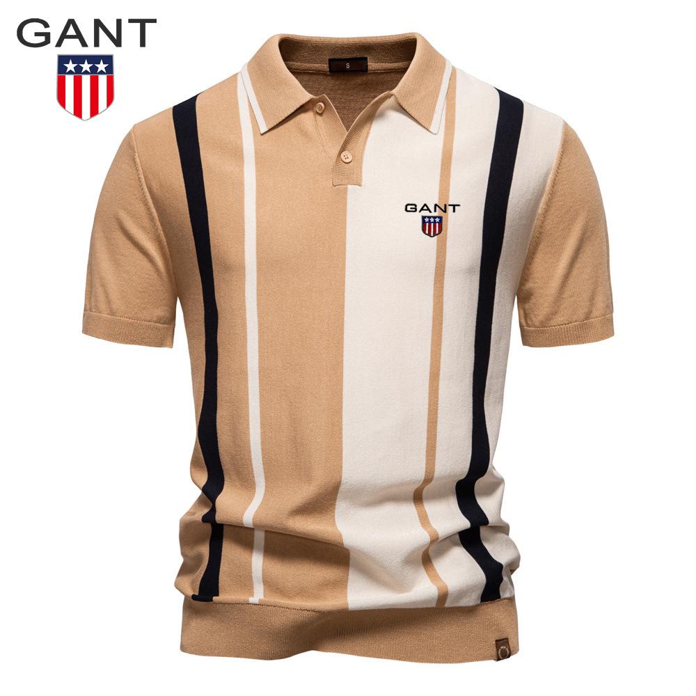 GANT 2025 Summer Embroidery New Men s Lapel Short Sleeved Knitted Polo Striped Patchwork Plus Size Short Sleeved Polo Shirt for Men XXL
GANT 2025 Summer Embroidery New Men s Lapel Short Sleeved Knitted Polo Striped Patchwork Plus Size Short Sleeved Polo Shirt for Men XXL