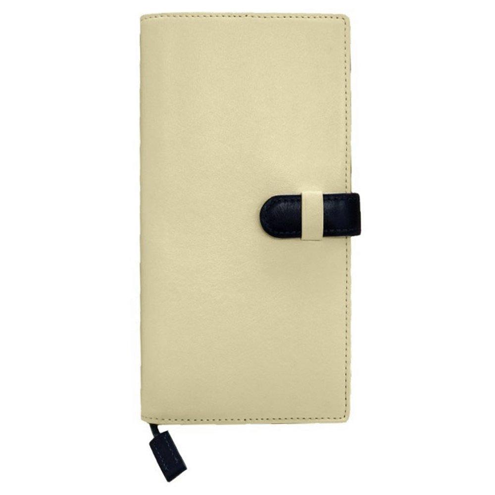 Genuine Leather Notebook Cover B6 Transformation Vertical Slim Vertical Belt Leather Bicolor (Seal Al) CLuaR-TC (Ivory)
Genuine Leather Notebook Cover B6 Transformation Vertical Slim Vertical Belt Leather Bicolor (Seal Al) CLuaR-TC (Ivory)