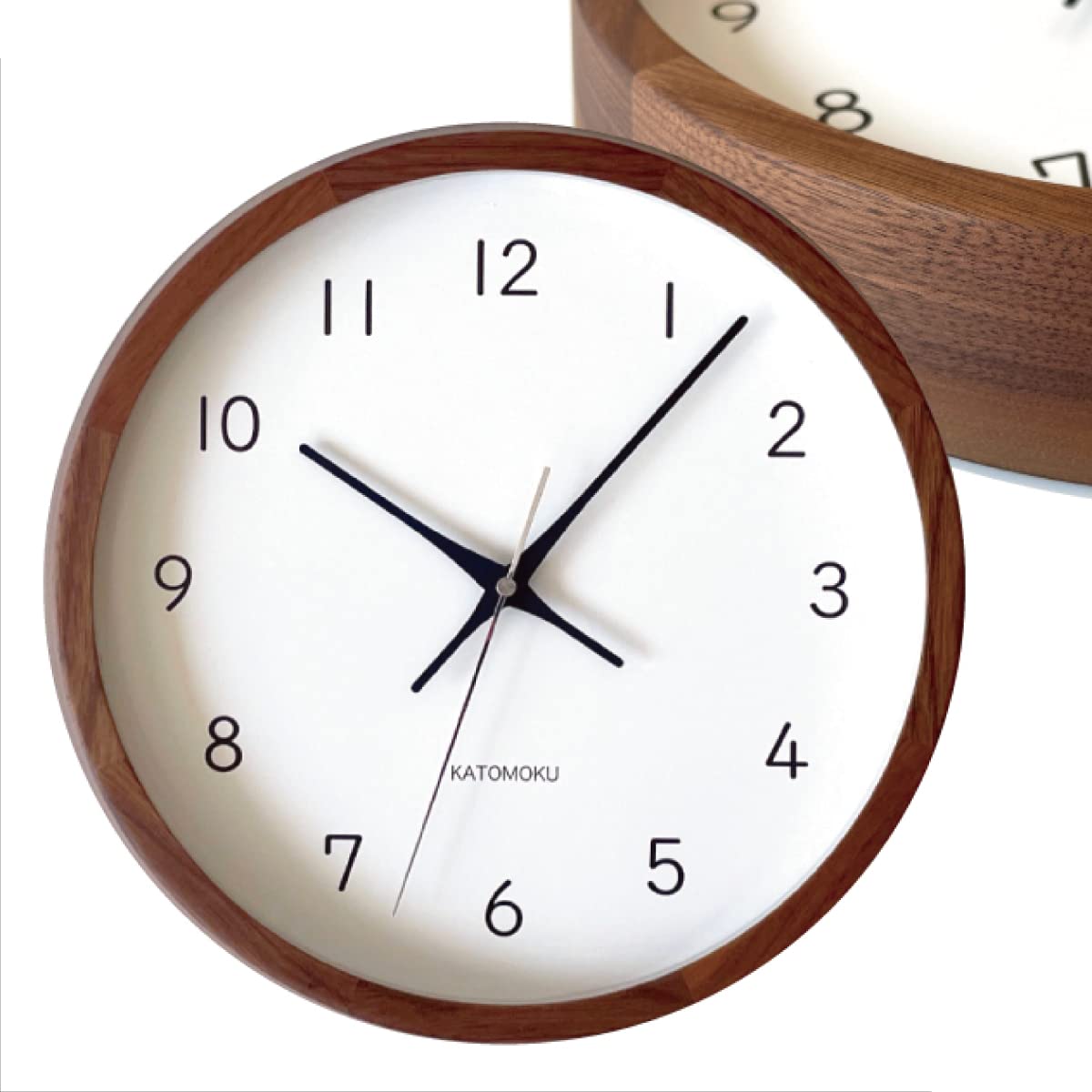 KATOMOKU muku clock 13 walnut wall clock continuous second hand diameter km-104WARC 30.6cm (radio clock)
KATOMOKU muku clock 13 walnut wall clock continuous second hand diameter km-104WARC 30.6cm (radio clock)
