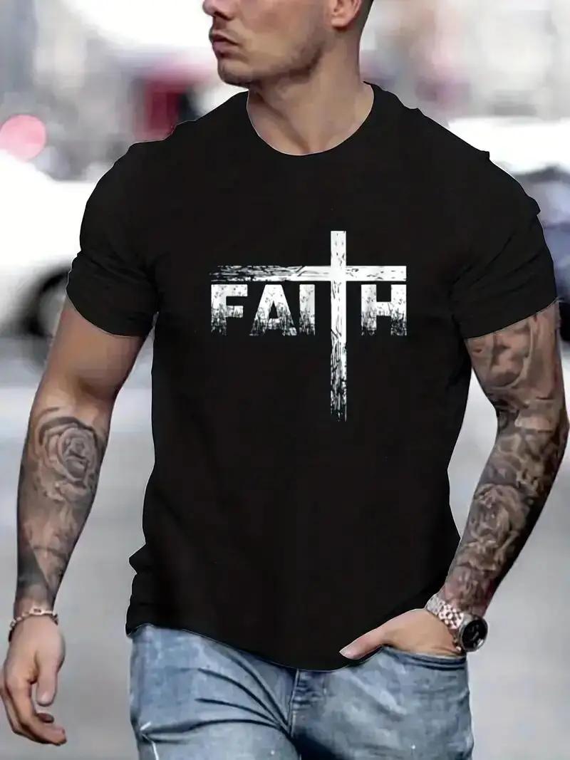 Мужская винтажная футболка Faith для летнего отдыха на природе, повседневная, слегка эластичная, с круглым вырезом, короткий рукав, с принтом, стильная одежда -... S разноцветный
Мужская винтажная футболка Faith для летнего отдыха на природе, повседневная, слегка эластичная, с круглым вырезом, короткий рукав, с принтом, стильная одежда -... S разноцветный