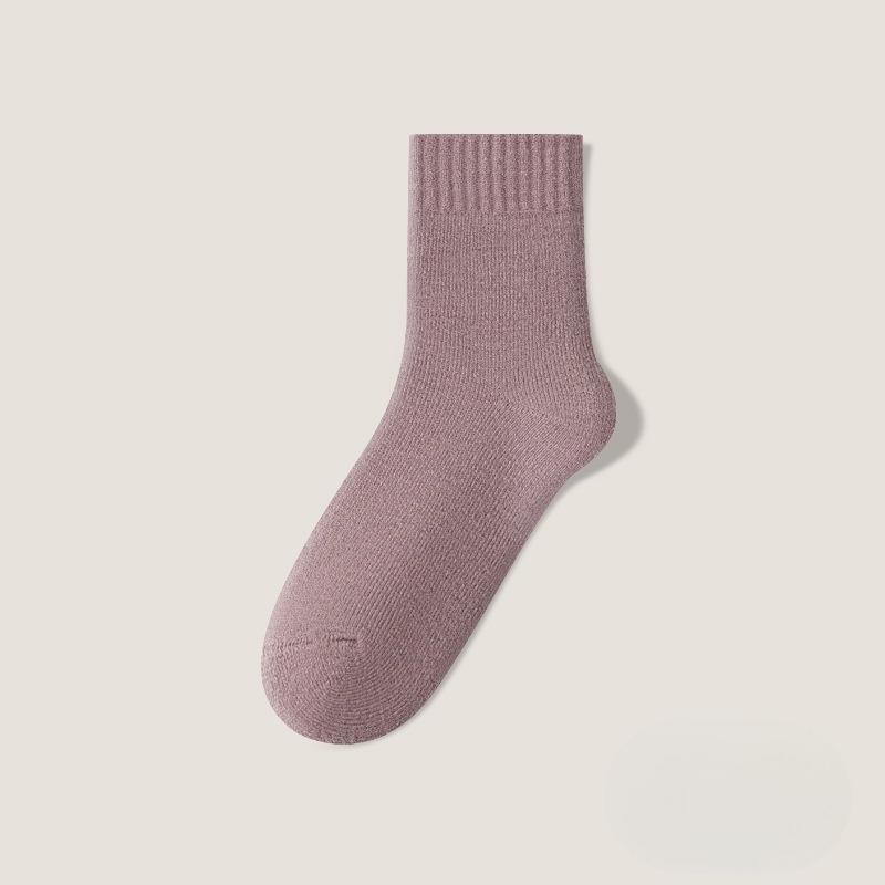 Женские осенне-зимние плюс бархатные и толстые теплые резинки для волос, носки-трубы для сна 1 pair фиолетовый
Женские осенне-зимние плюс бархатные и толстые теплые резинки для волос, носки-трубы для сна 1 pair фиолетовый