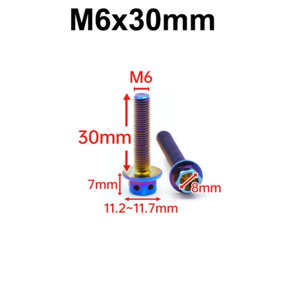 10/15/20/25/30/35/40/45/50/60 Titanium Flange M6 M8 Hex Head Bolts Titanium Bolt Motorcycle Burnt Blue M6x30
10/15/20/25/30/35/40/45/50/60 Titanium Flange M6 M8 Hex Head Bolts Titanium Bolt Motorcycle Burnt Blue M6x30