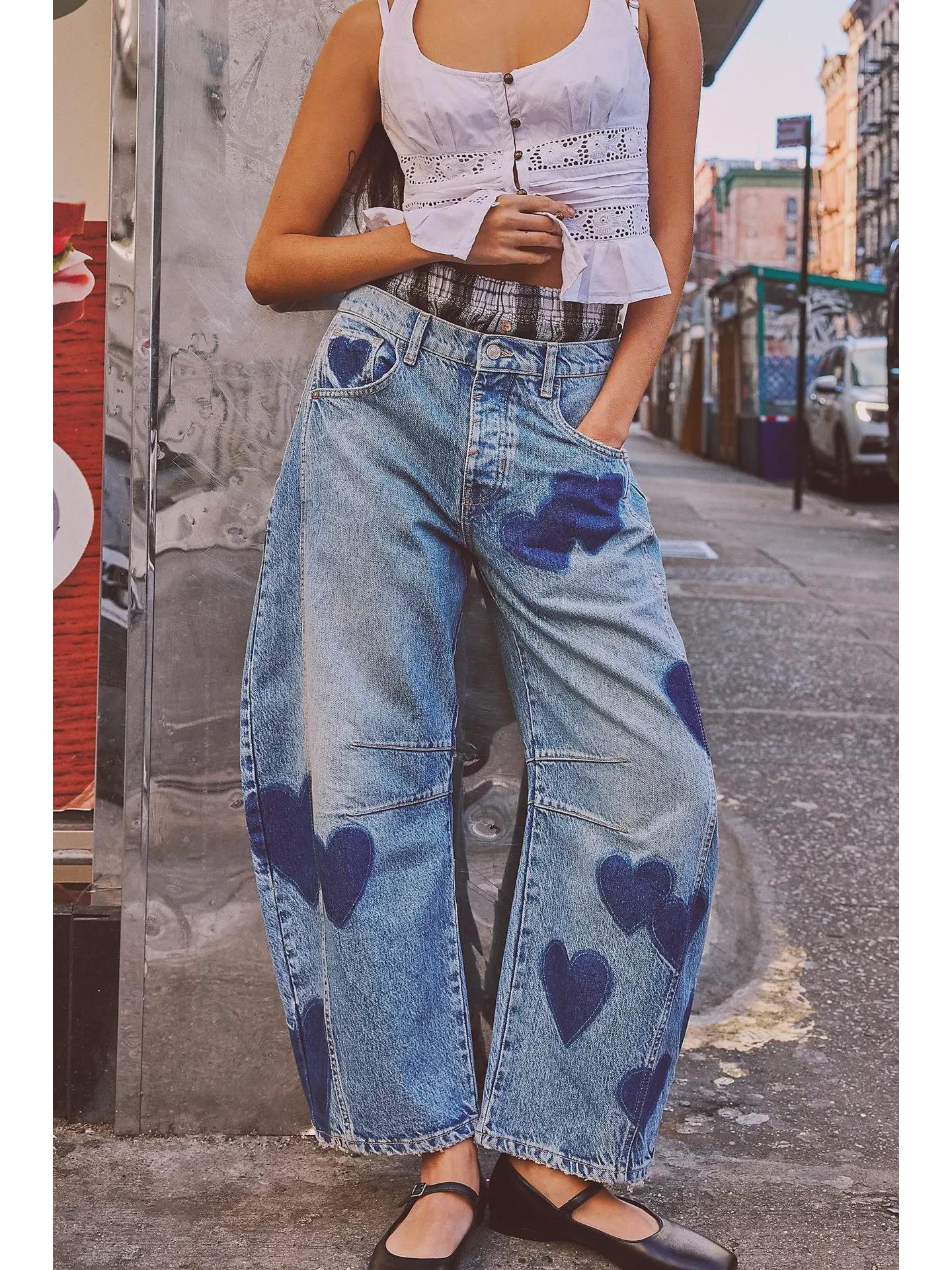 25-я годовщина европейские и американские свободные джинсы с принтом «любовь» для ранней осени, женский стиль 16849 S синий
25-я годовщина европейские и американские свободные джинсы с принтом «любовь» для ранней осени, женский стиль 16849 S синий